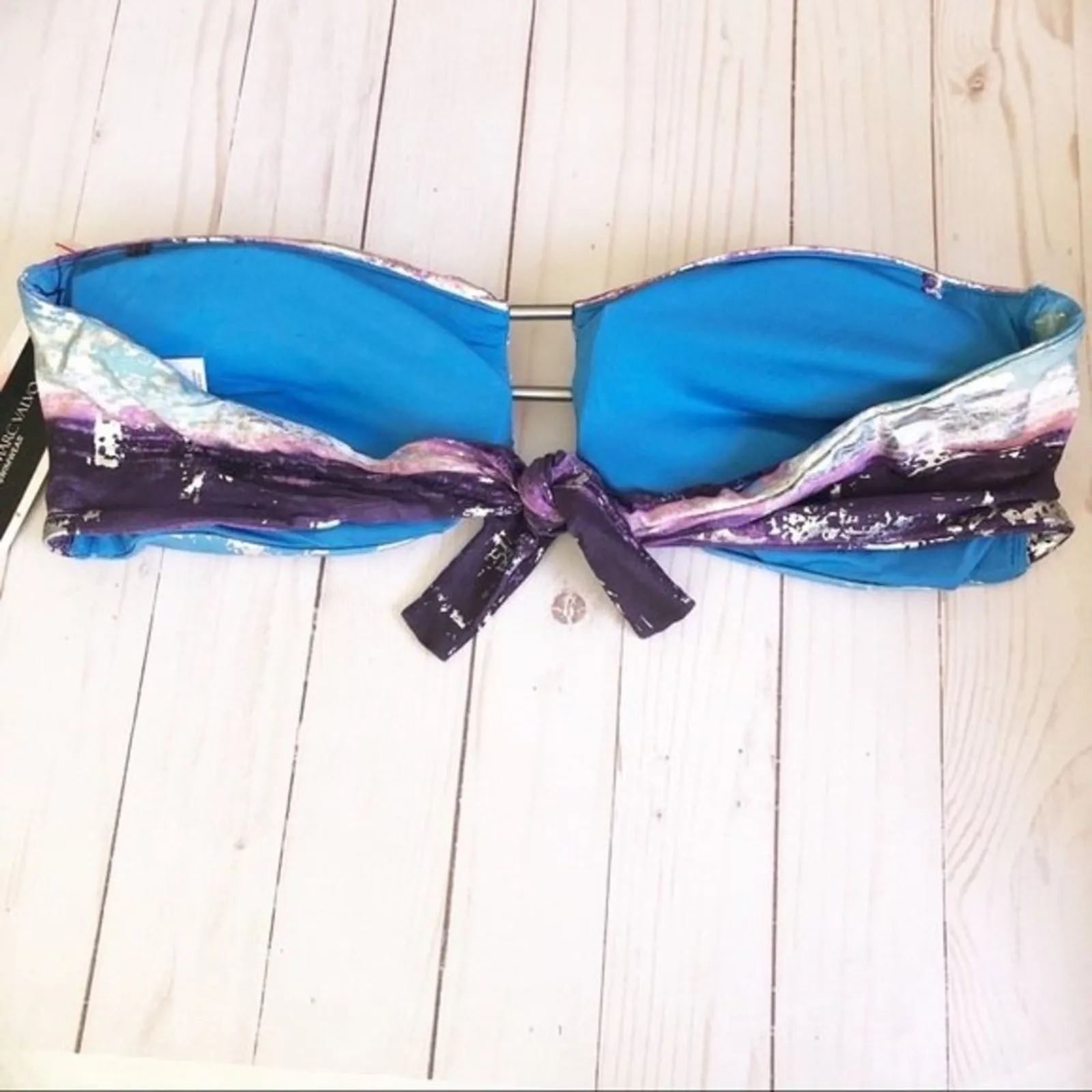 Carmen‎ Marc Valvo Bandeau Bikini Top Passion Fruit NWT - Image 4