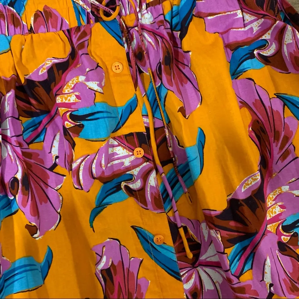 ASOS Midi Skirt Button Through in Floral Print - Image 7