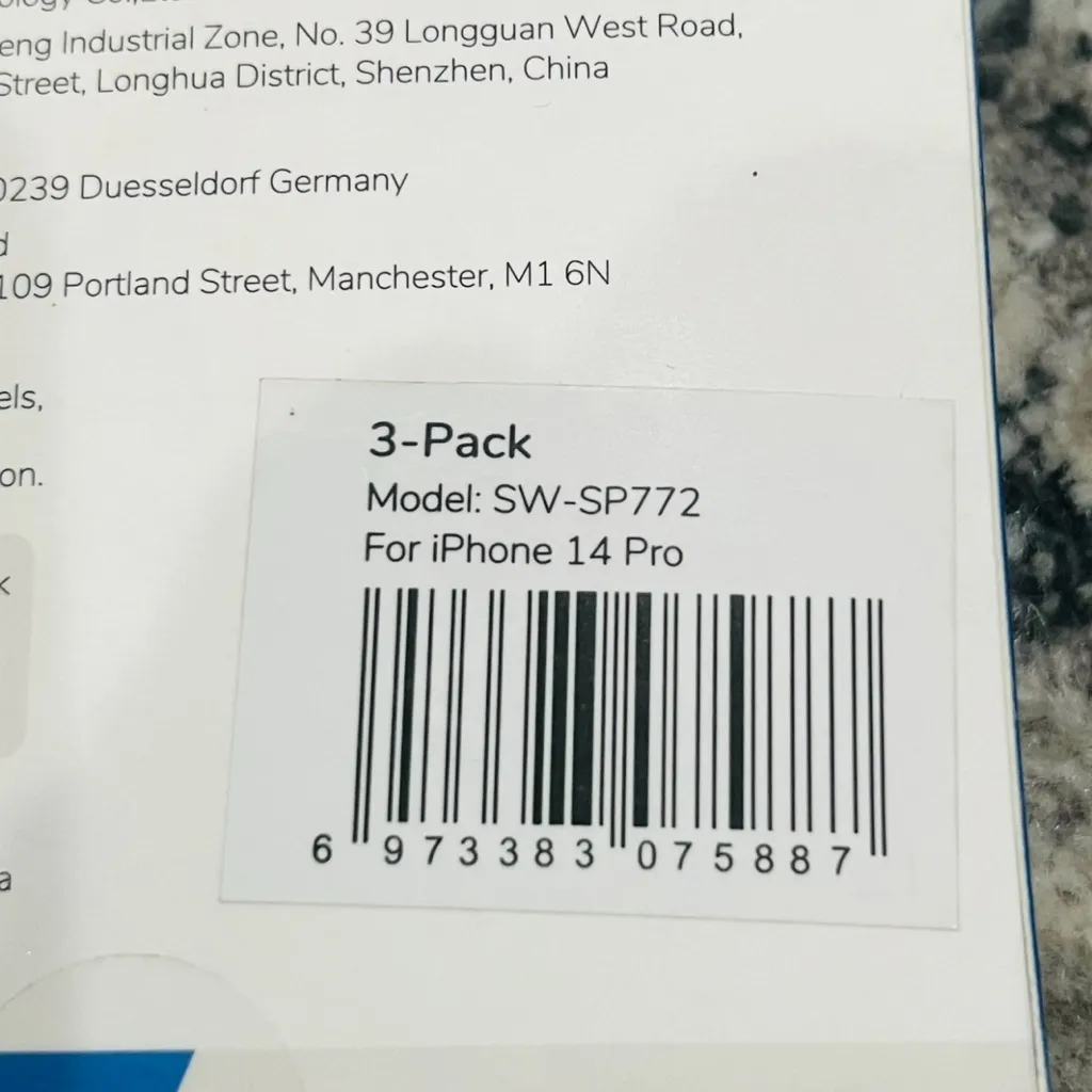 SYNCWIRE TEMPERED GLASS SCREEN PROTECTORS FOR IPHONE 14 PRO - Image 6