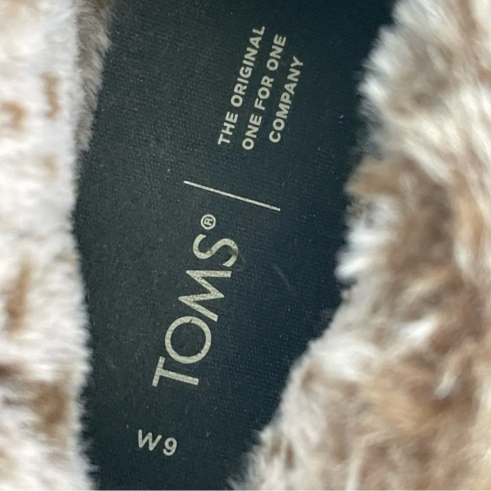 TOMS Sneaker Bryce High Top Slip-On Bootie Suede Leather Fur Trim Comfort Grey - Image 12