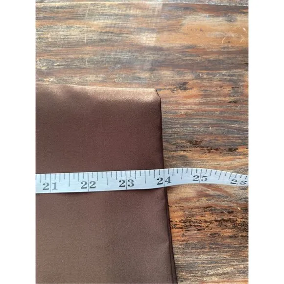 T2 90s VTG Arnold‎ Scaasi Velvet Skirt Blazer Suit Chocolate Size 8 Brown - Image 10