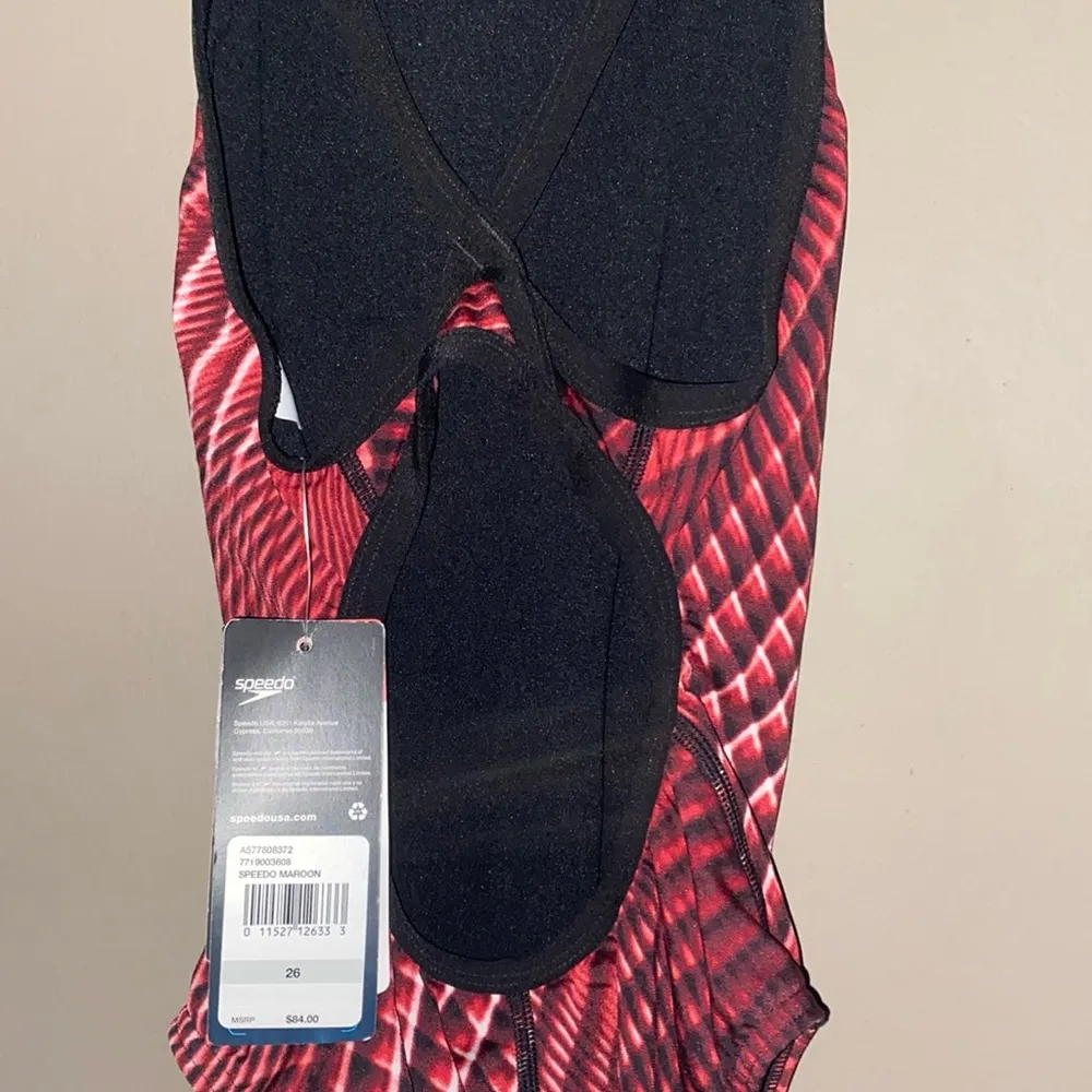 SPEEDO Swimsuit Women’s Size XS 26 SPEEDO ENDURANCE+ WARPED WEAVE FLYBACK - Image 8