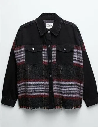 Zara wool denim jacket - Image 2