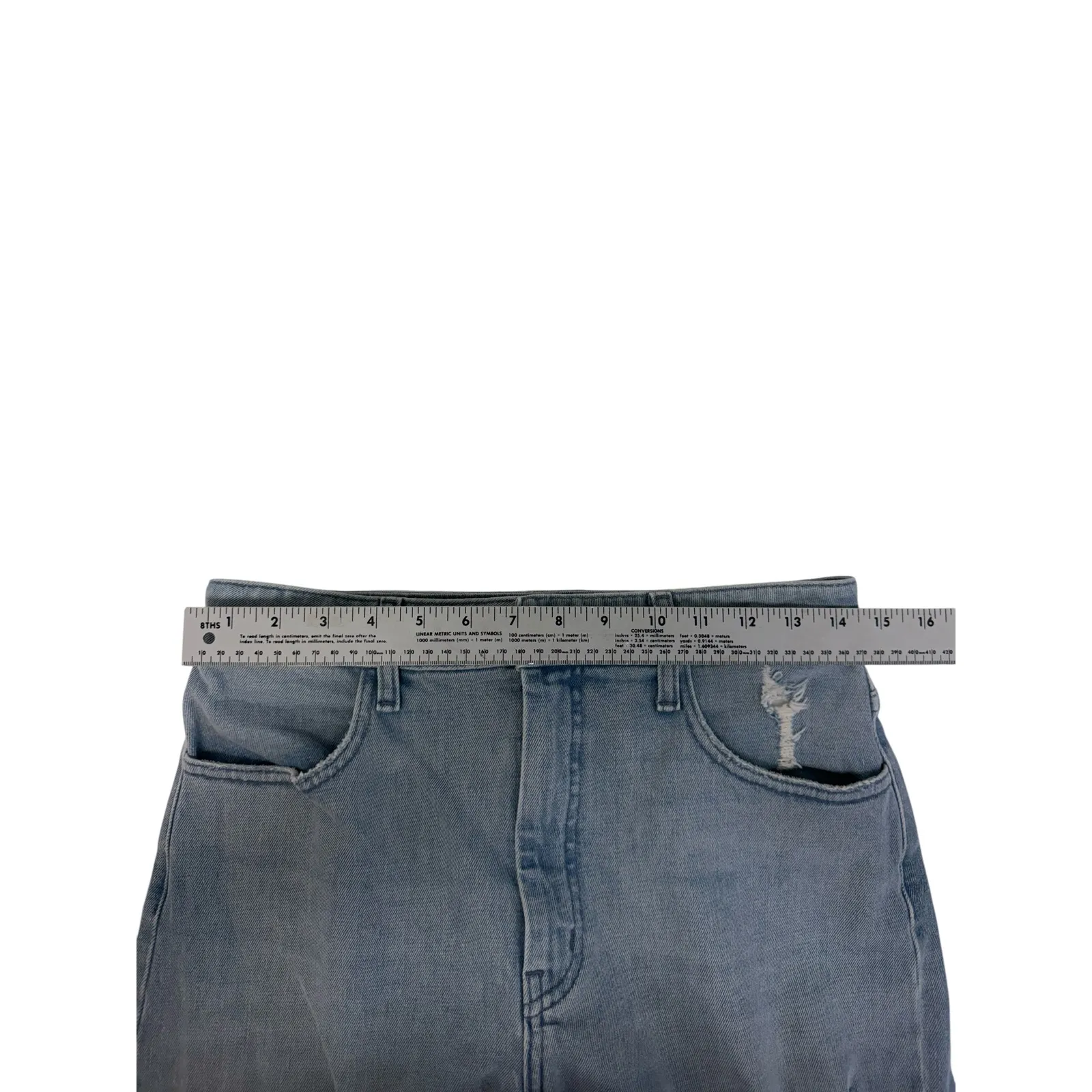 Show Me Your‎ Mumu Womens Jeans Size 29 Midtown Straight Leg Distressed Denim - Image 5