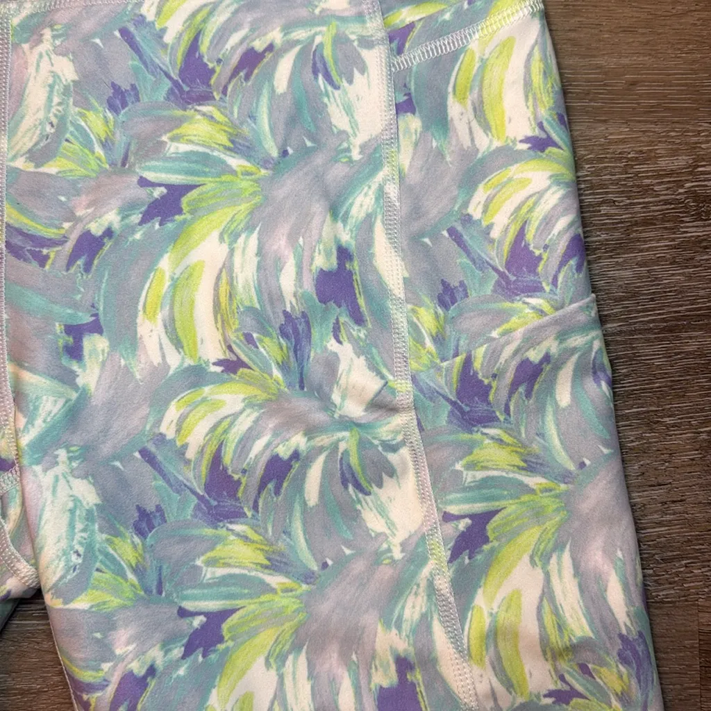 Freely Women’s Activewear High Waist Biker‎ Shorts Size XL Purple - Image 4