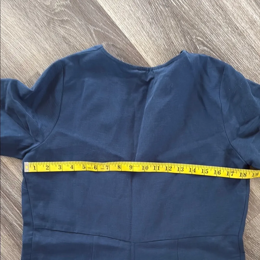 Hatch Maternity Navy Jumpsuit 0 Button - Image 7