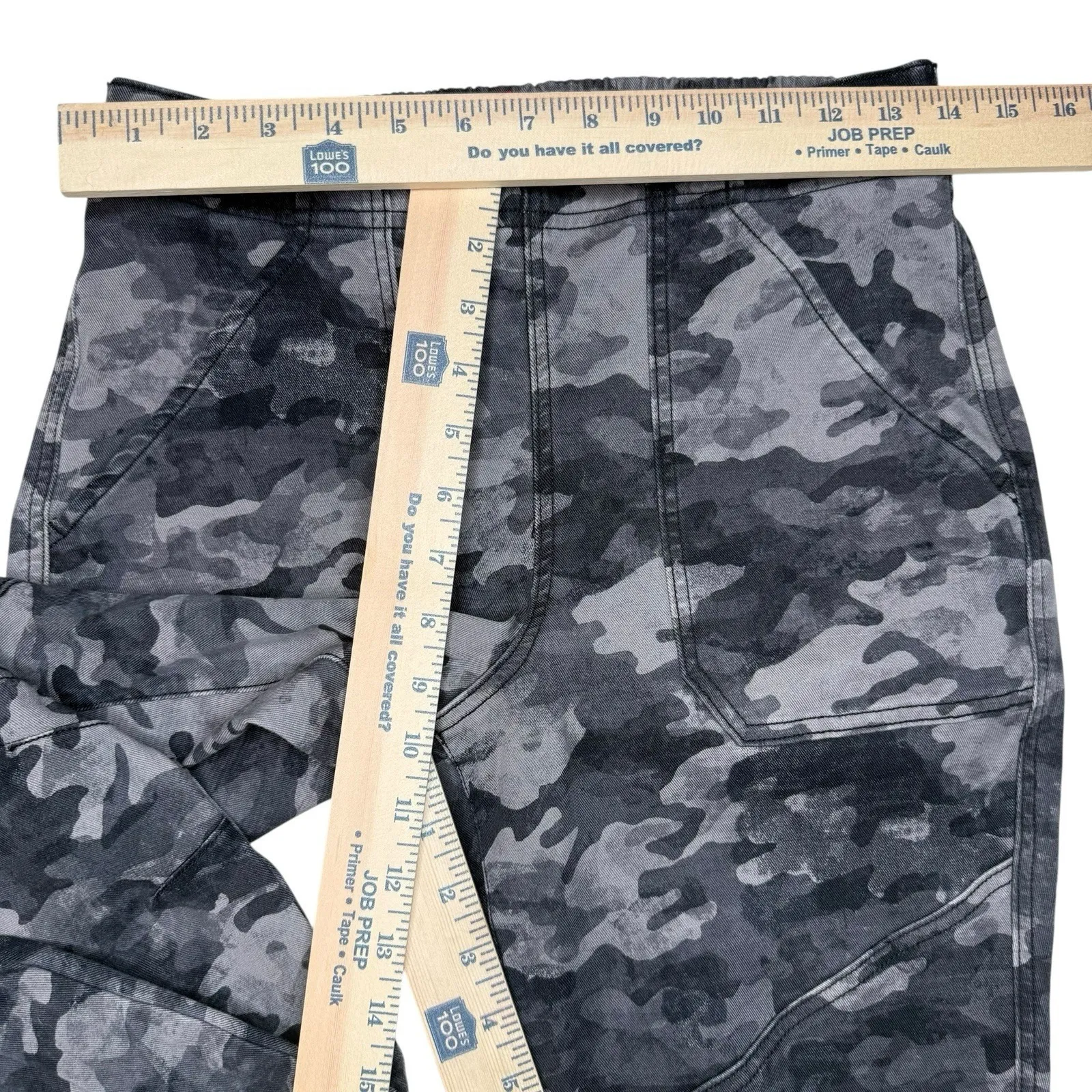 Spanx Stretch‎ Twill Ankle Jogger Pants Camo Women's M Pull On Tummy Control - Image 9
