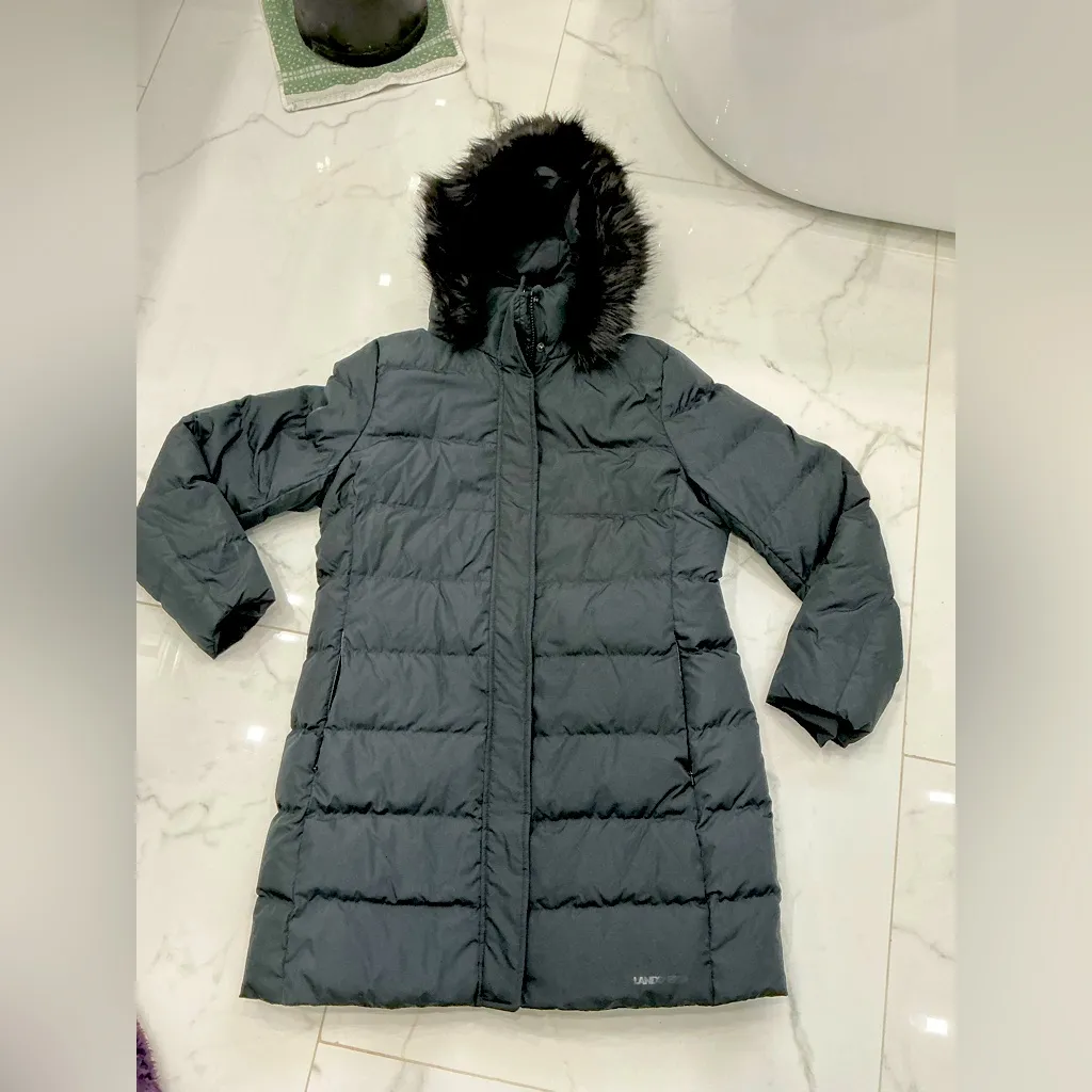 Lands’ End winter coat EUC ❄️❄️❄️ Black Size M - Image 7