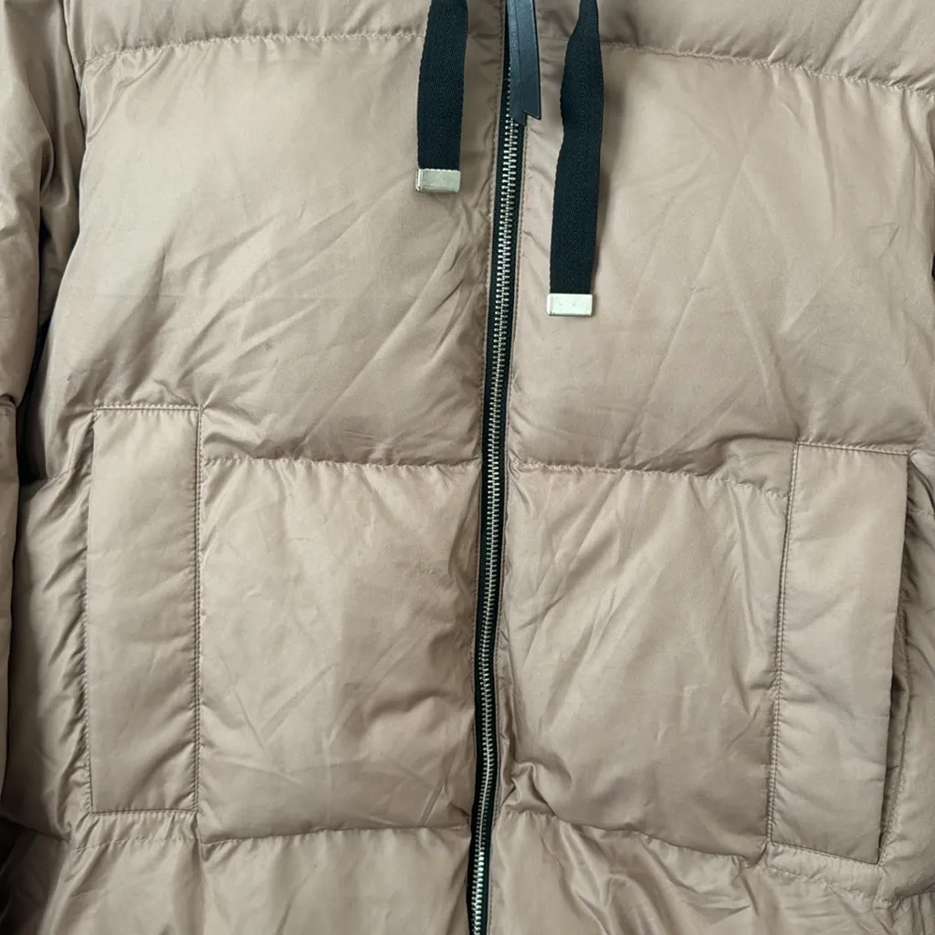 All Saints Allie Reversible Puffer in Black & Peach Size: XS - Image 11