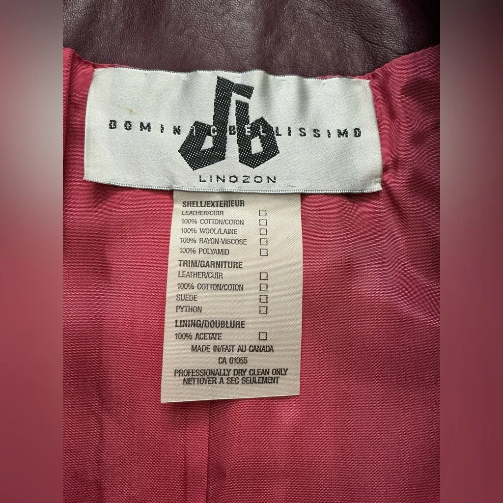 Dressy leather jacket 🌹🌹 Size M - Image 11