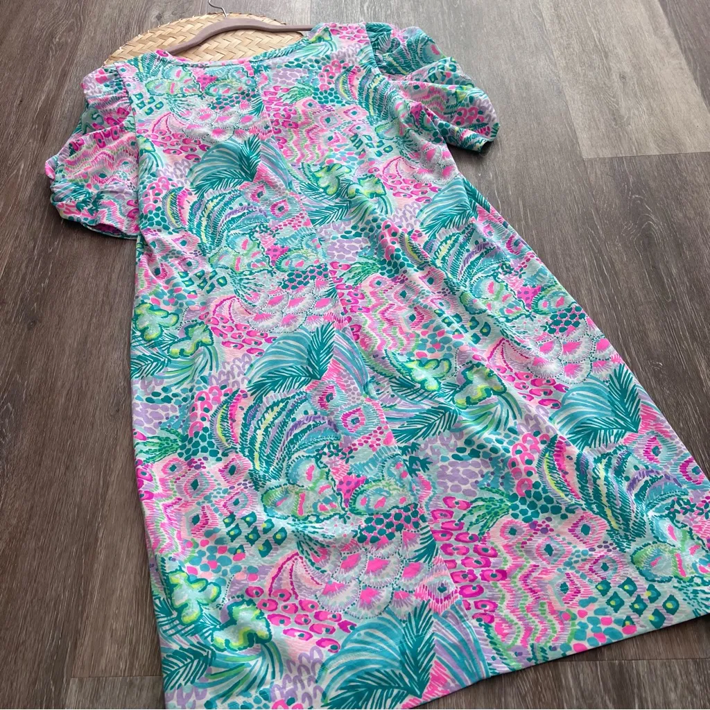Lilly Pulitzer haydn short sleeve dress in banana split multi color‎ - Image 9