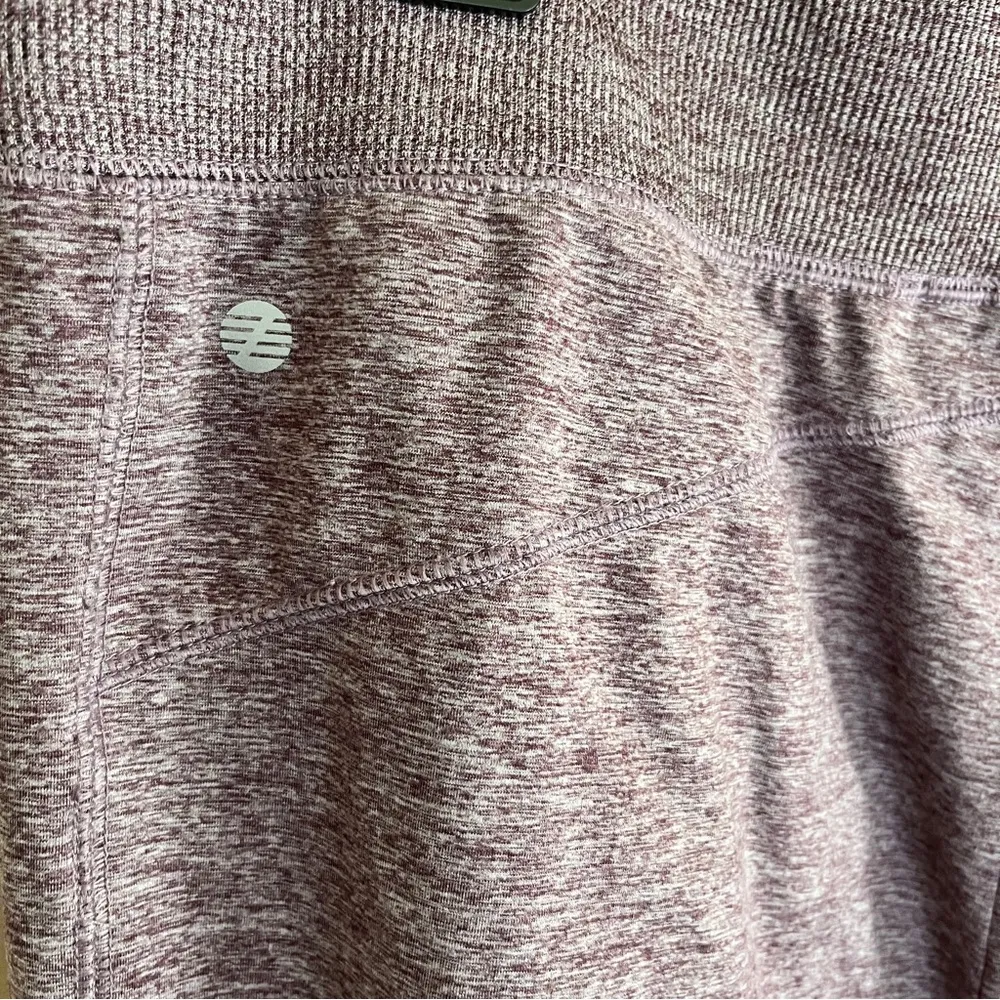 Z BY ZELLA Heathered red maroon Space Dye Stretch Pull-On Jogger Pants Large - Image 6