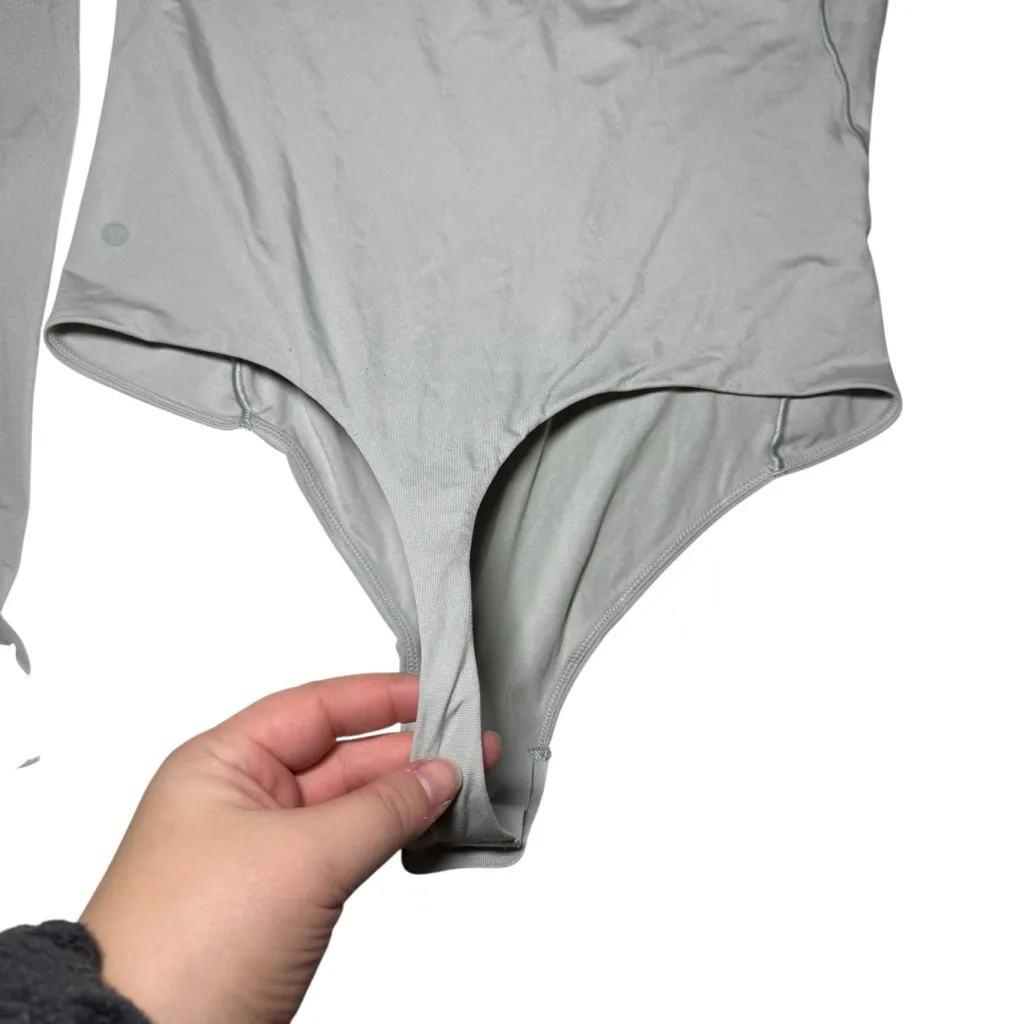 Lululemon Bodysuit Wundermost Ultra-Soft Nulu Square-Neck Long-Sleeve Bodysuit - Image 6