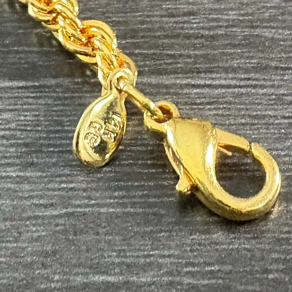 14K GE Rope Bracelet Gold - Image 3