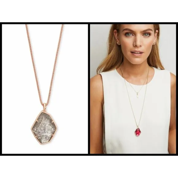 💕KENDRA SCOTT Kalani Pendant Necklace Sable Mica - Image 2