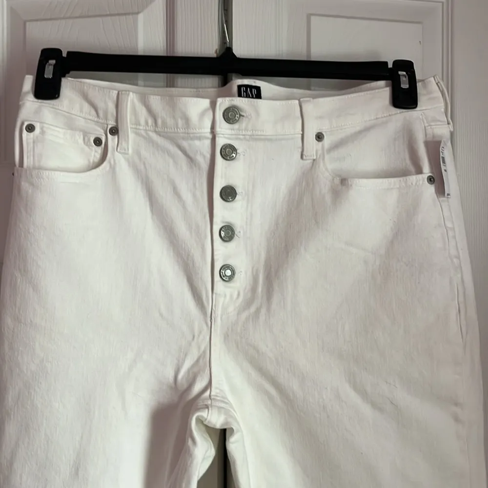 Gap White  cigarette jeans - Image 2