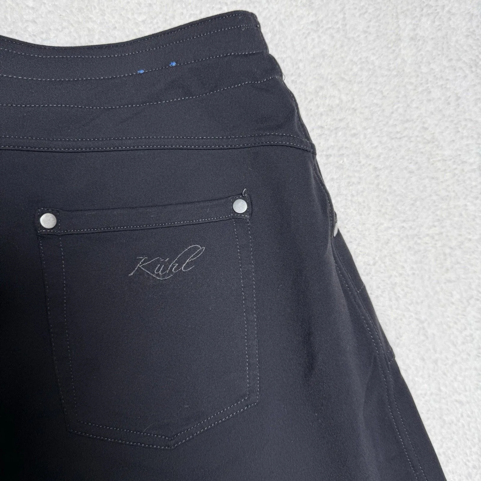 Kuhl Womens Cargo Skort Size M Black Stretch Outdoor Hiking Tennis Pickleball - Image 6