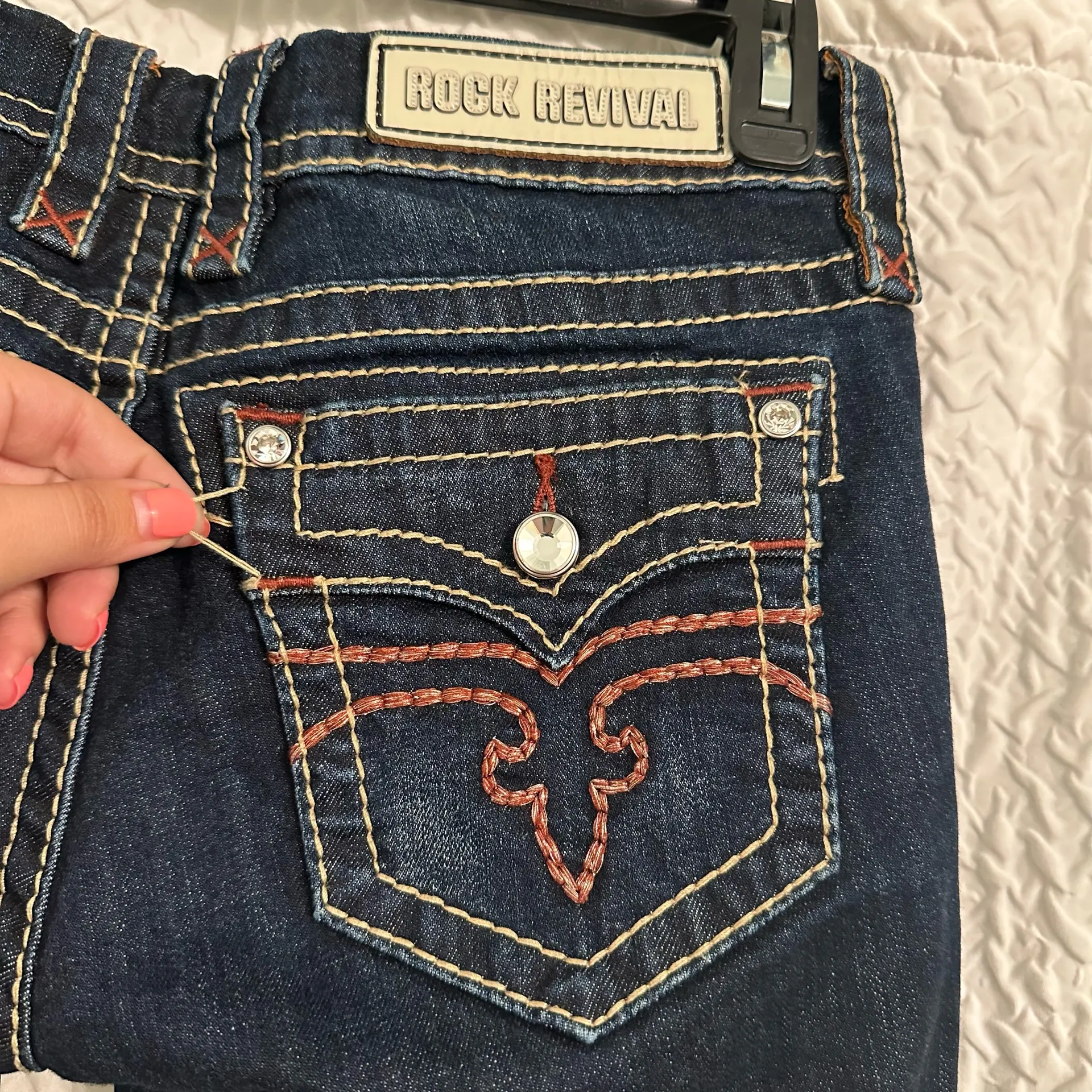 Rock Revival Alivia Easy Boot Cut Jeans Size 27 - Image 5