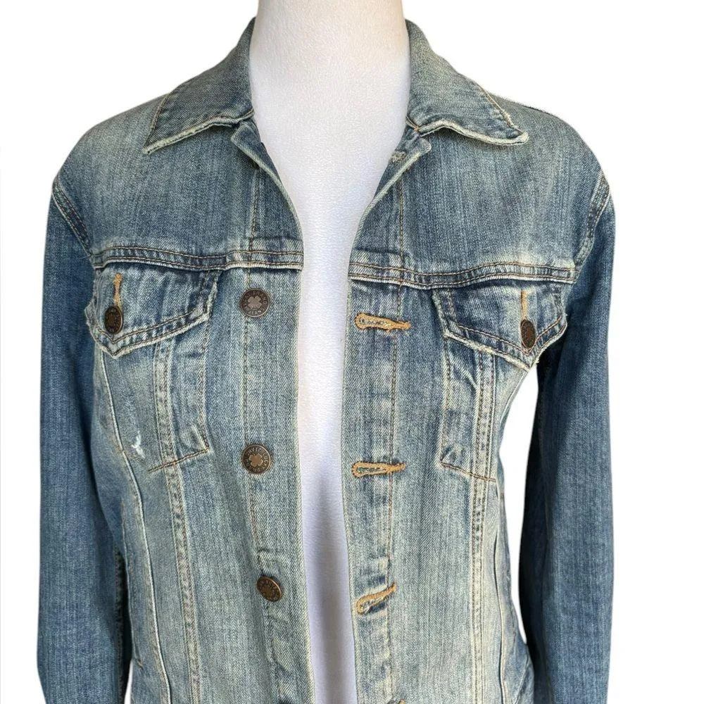 Lucky Brand The Tomboy Trucker Denim Jacket Womens Size Small - Image 5
