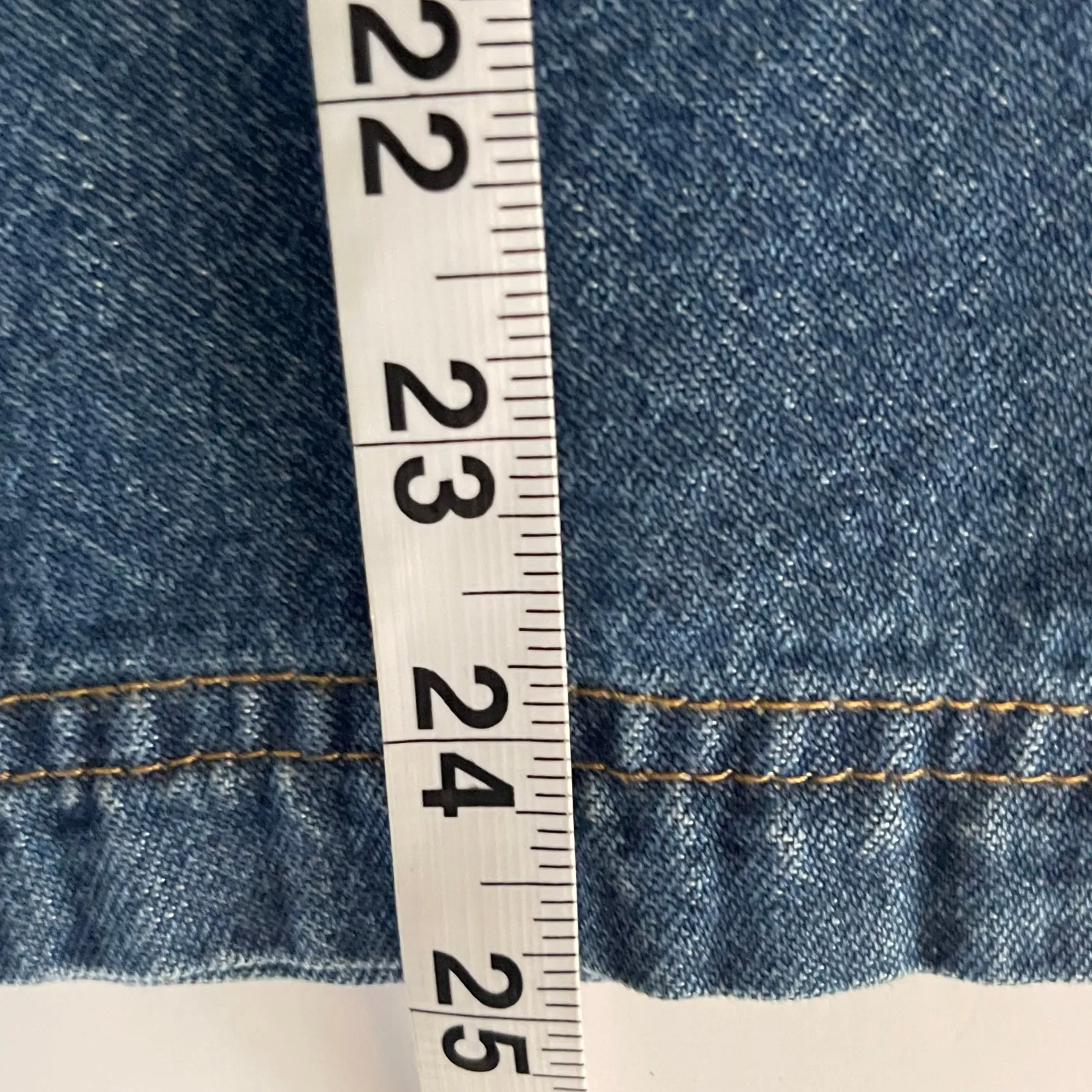 New Direction Vintage 90s Size M Floral Embroidered Denim Artsy‎ Shacket Shirt - Image 7