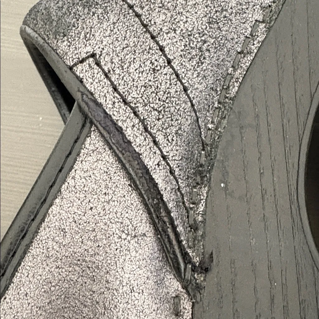 Dansko Professional metallic suede clogs black size 41 - Image 11