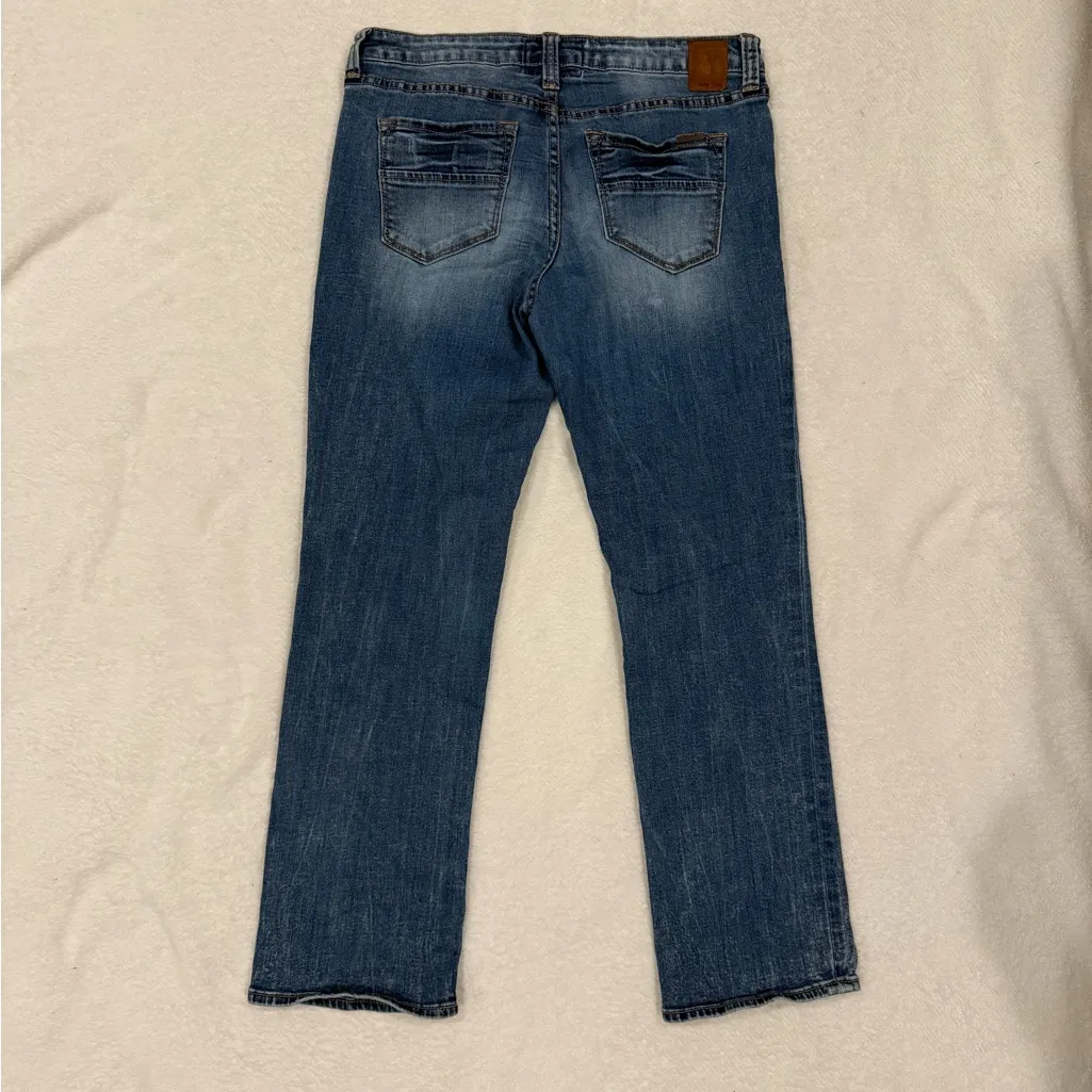 Dear John Women’s Playback Comfort Straight Distressed Western Style Jeans 29x28 - Image 4