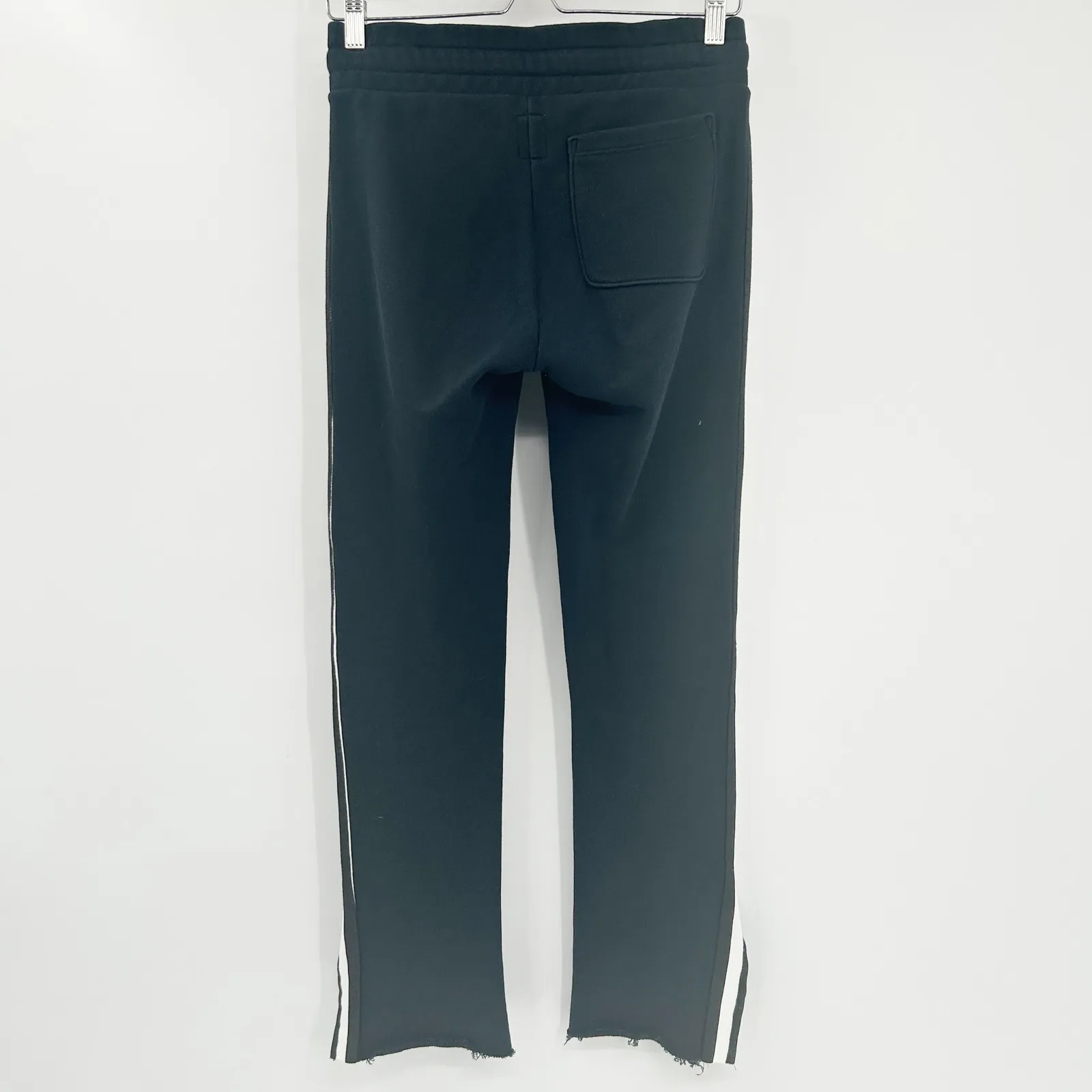 NSF Revolve Womens Kick Flare Split Hem Side Stripe Lounge‎ Sweats Pants Size S Black - Image 7