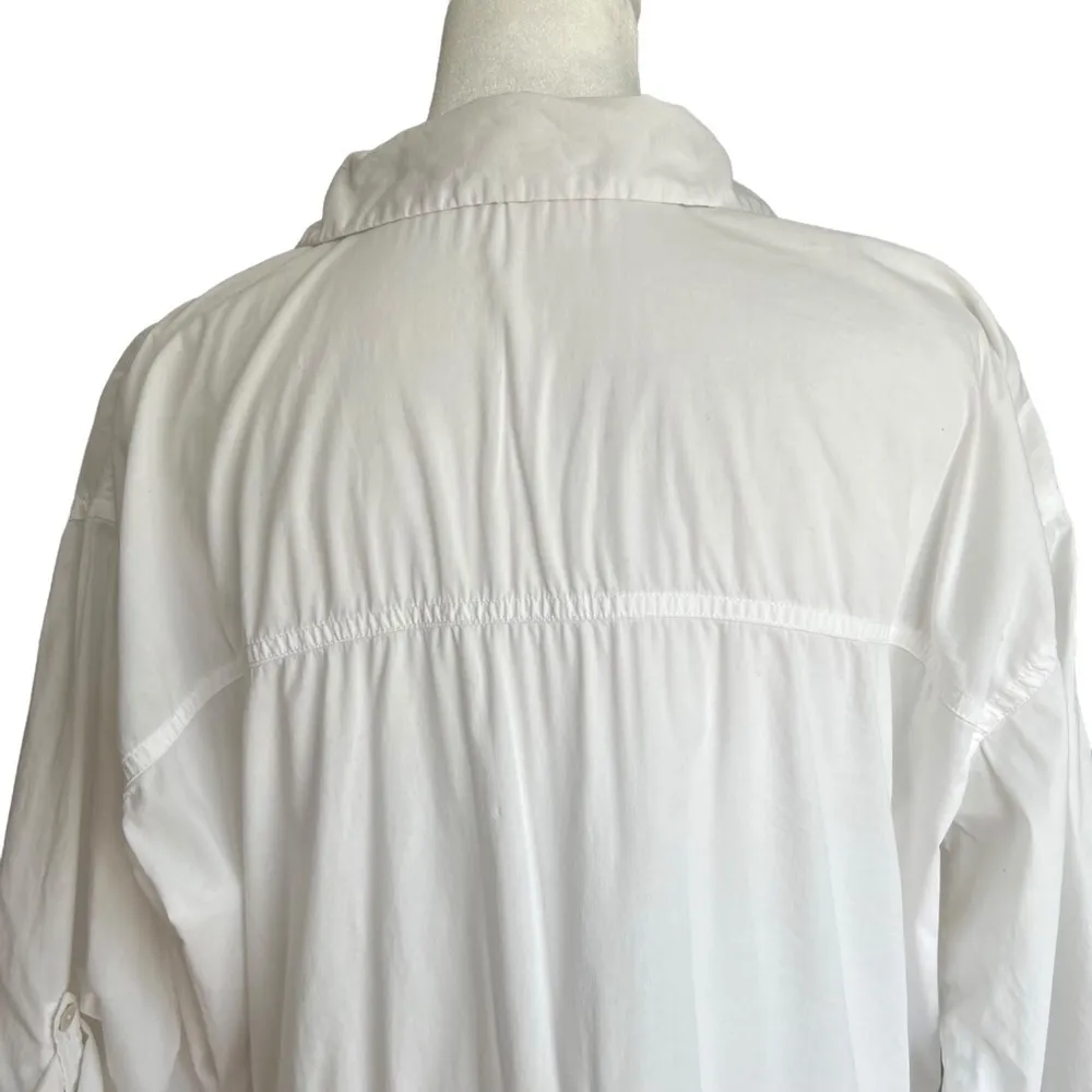 EILEEN FISHER Organic Cotton Button Down Shirt - Image 4
