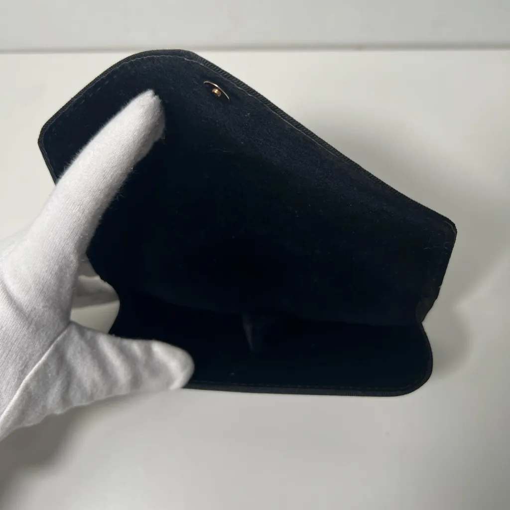 Dolce & Gabbana D&G Black Fabric Travel Eye Glasses Sunglasses Case - Image 10