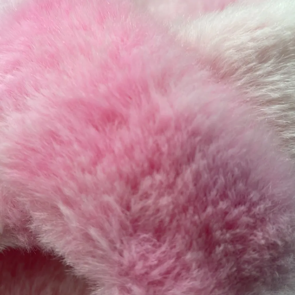 NWT Seven 7 Faux Fur Tie Dye Cozy Soft Slip On Slippers - Image 5