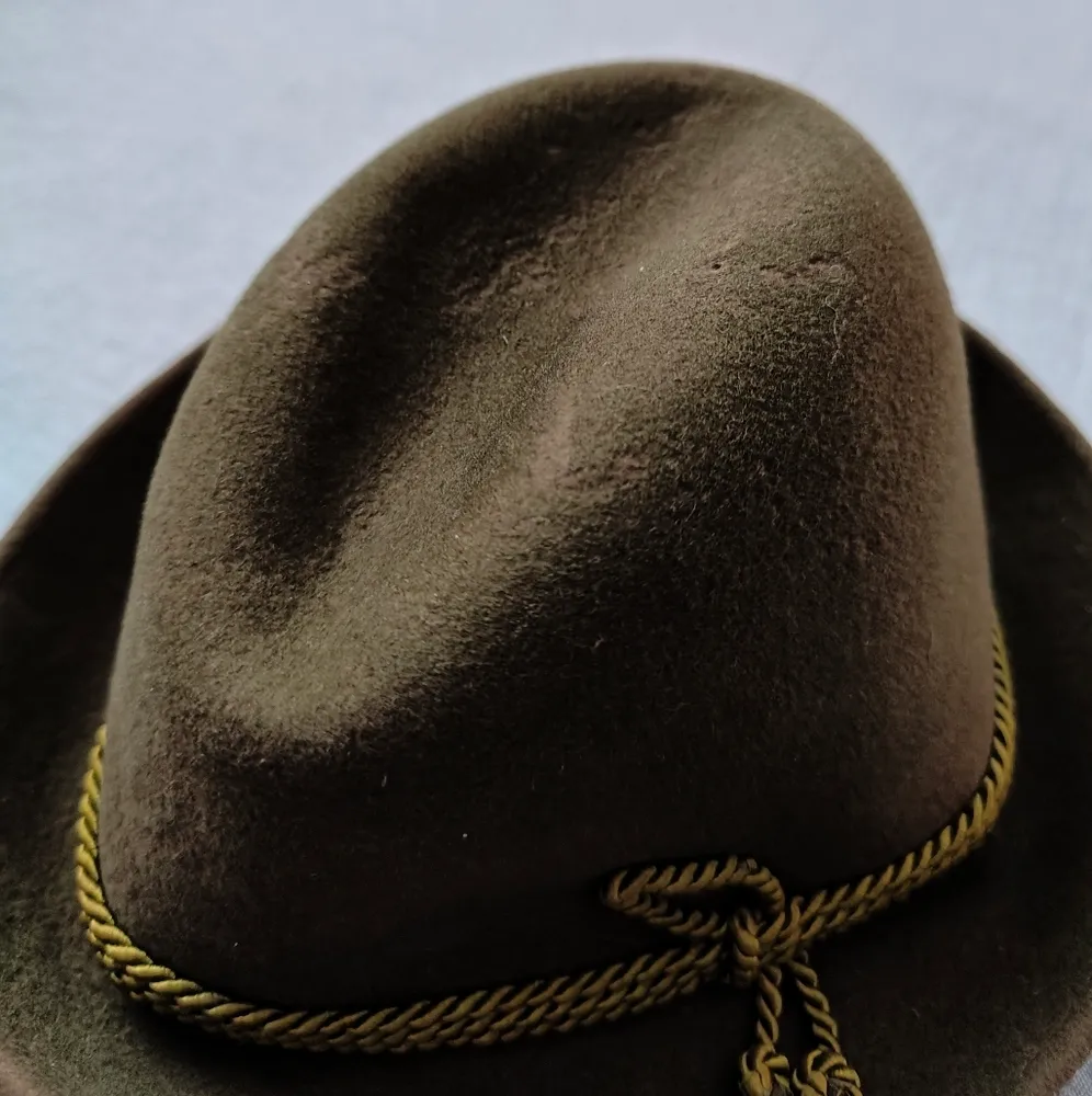 Vtg Tirol Woolfelt Hat Austria Green - Image 3