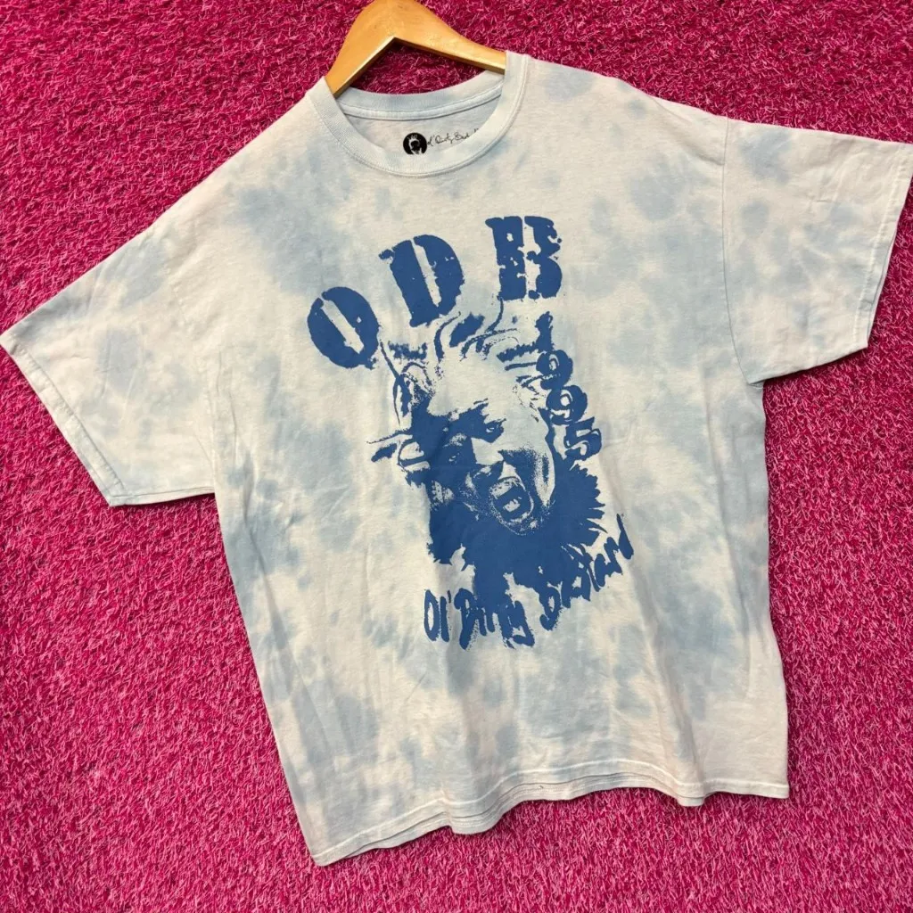 Wutang clan Ol' Dirty Bastard Return to 36 Chambers 1995 tiedye tshirt size large - Image 3