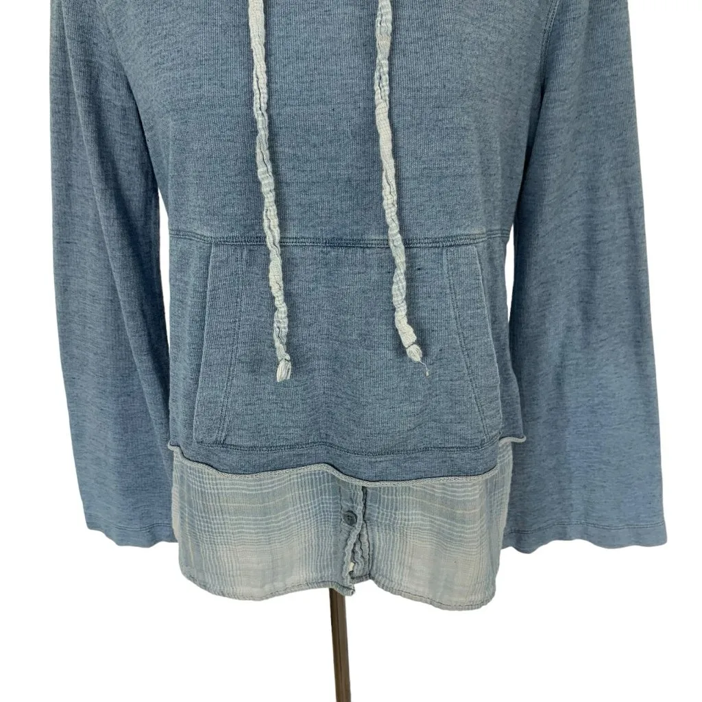 Cloth And Stone Hoodie Blue‎ Small Womens Casual Cozy Layering - Image 3