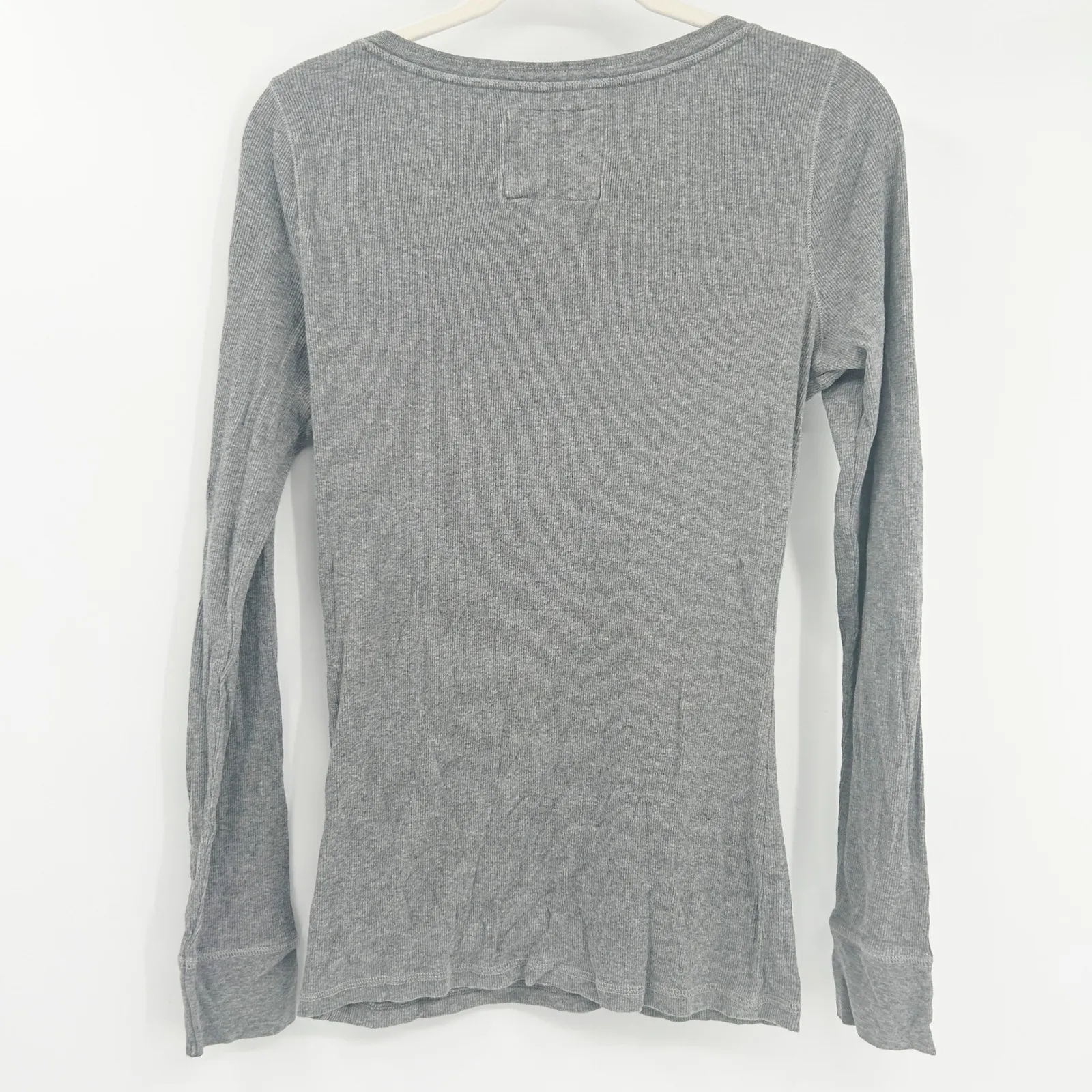 Abercrombie & Fitch Y2K Vintage Bella Swan Ribbed Long Sleeve Henley Top Size L - Image 7