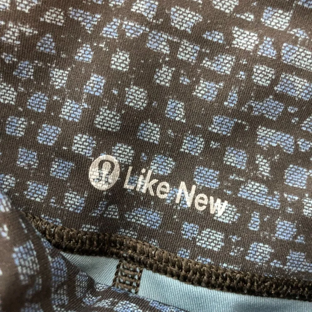 Lululemon Womens Wunder Under Pants Leggings Full Length Blue Black 4 - Image 3