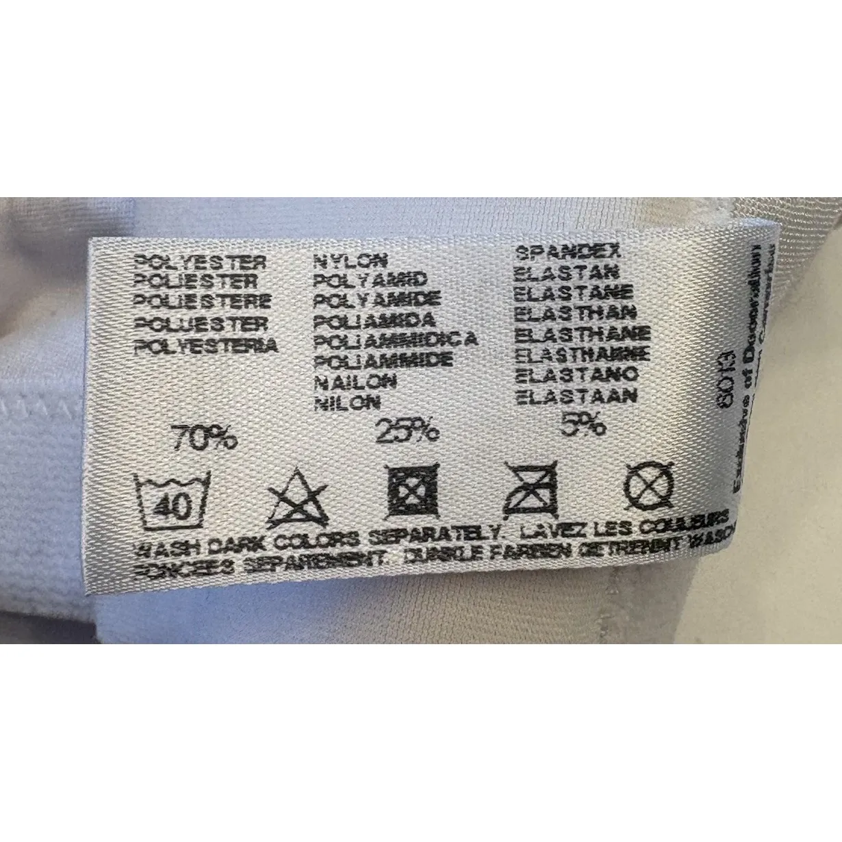 Glamorise Sports Bra 1066 Camisole No Bounce Size 36DD White Breathable Wicking - Image 7