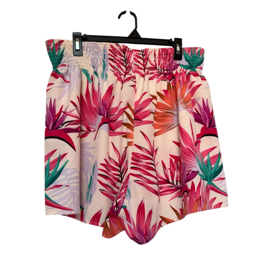 SHEIN‎ Hawaiian Floral pull on Shorts - Image 2