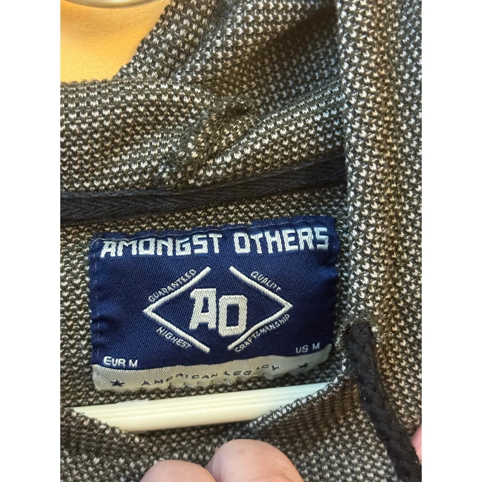 Amongst Others Women’s Hoodie US Medium Gray Lightweight Pullover - Image 2