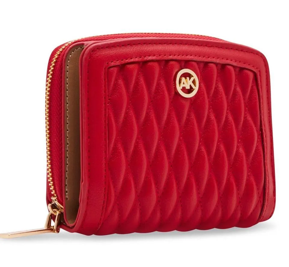 Anne Klein nwt  Crimson curved Quilted Wallet - Image 2