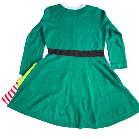 Festive Green & Red Elf Init Dress Size undefined - Image 3
