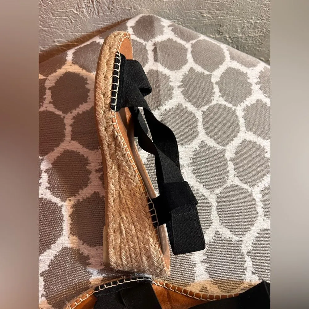 Tan and Black Toni Pons Wedge Sandals Made in Spain summer business casual beach Size undefined - Image 3