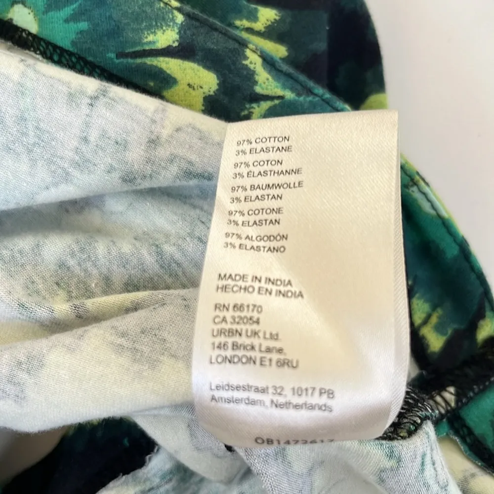 Like New Free People Give Me More Top Green Floral Size Small - Image 8