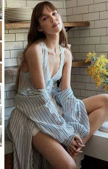 Anthropologie  Striped Cotton Robe - Image 2