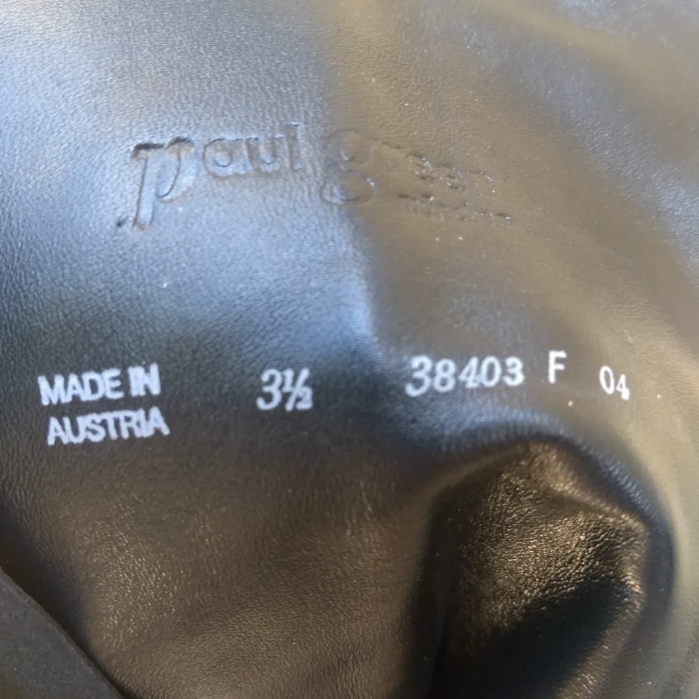 Paul Green black leather boots 3 1/2 - Image 5