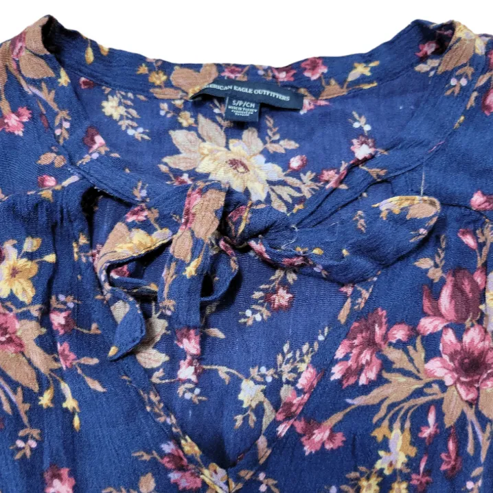 Outfitters Dress Size Small A-Line Dress Long Sleeve Boho Bohemian Style Dress - Image 5