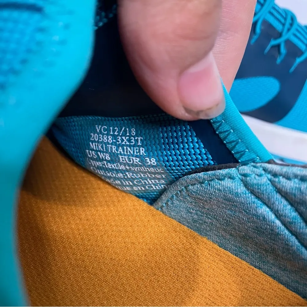 Olukai miki trainer sneakers teal casual women’s size 8 bright slides Blue - Image 9