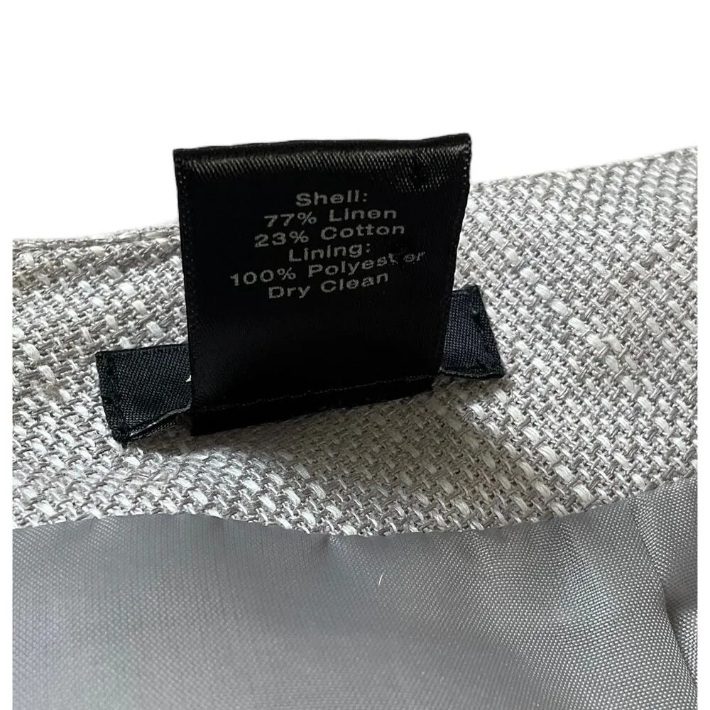 Ann Taylor Gray Above the Knee Pencil Skirt Women Size 2 | 35-2 - Image 4