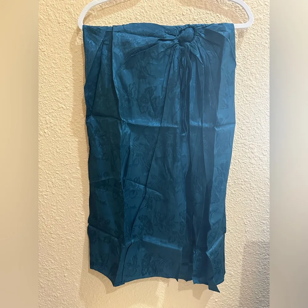 Band of the Free Deep Teal Celene Side Drape Skirt NWT - Image 5