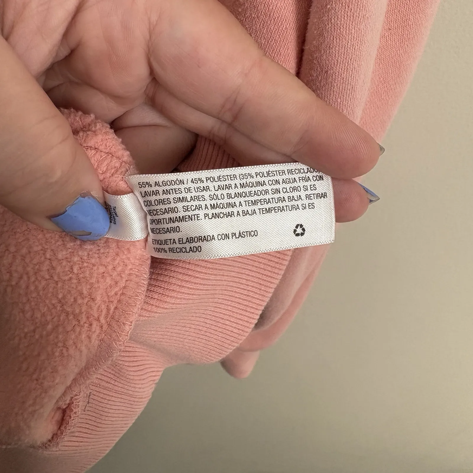 Wild Fable Sweatshirt Women Small Pink Lounge Pastel Cozy Streetwear Softcore - Image 6