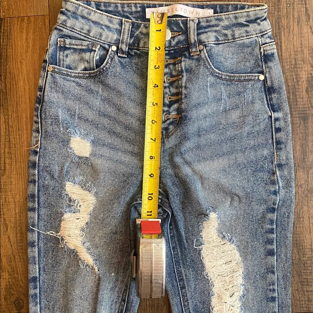 Tinseltown Distressed Blue Denim - Image 10